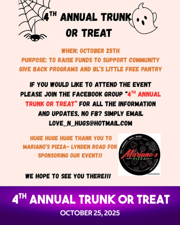 4th Annual Trunk or Treat